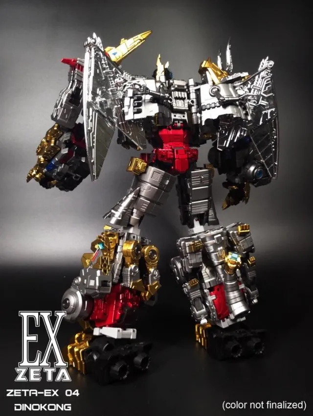 EX-04 Dinokong Dino Combiner Metallic Set of 5 | Zeta Toys