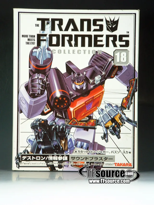 #18 Soundblaster Transformers G1 | the Transformers Collection Book Style Reissue