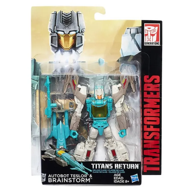 Brainstorm with Teslor Limited Edition Exclusive Deluxe Class  | Transformers Generations Titans Return