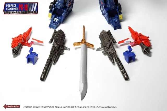 PC-18 Upgrade Kit for Transformers Legends God Ginrai | Perfect Effect | Upgrade Kit