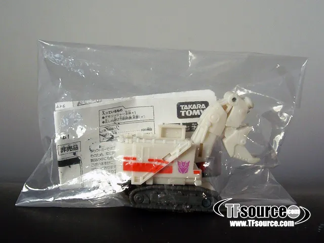 Demolisher White Version Exclusive EZ Collection | Transformers 2 ROTF Revenge of the Fallen