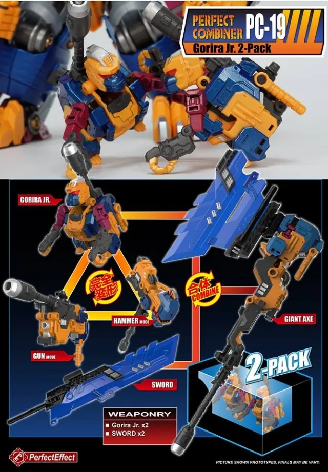 PC-19 Beast Gorira 2-Pack | Perfect Effect | Upgrade Kit