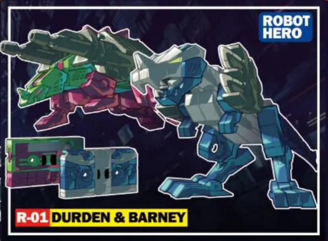 R-01 Durden and Barney | Robot Hero