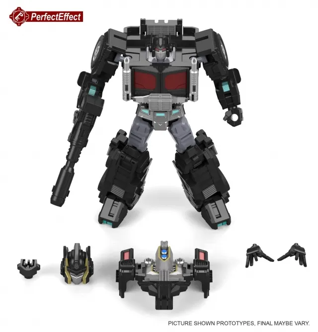 PC-20 Black Jinrai Upgrade Kit for Primitive Skateboarding Optimus Prime | Perfect Effect | Upgrade Kit
