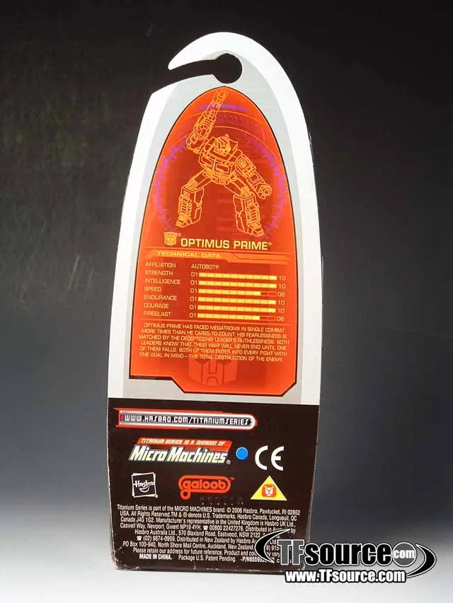 Optimus Prime Generation 1 Battle Damaged 3-inch | Transformers Titanium Robot Masters