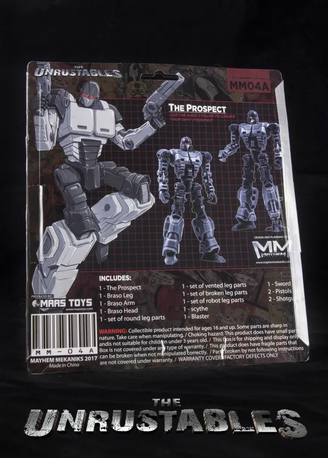 MM04A The Prospect Accesory Pack Black Version | The Unrustables Cybertech Series | Mayhem Mechanics