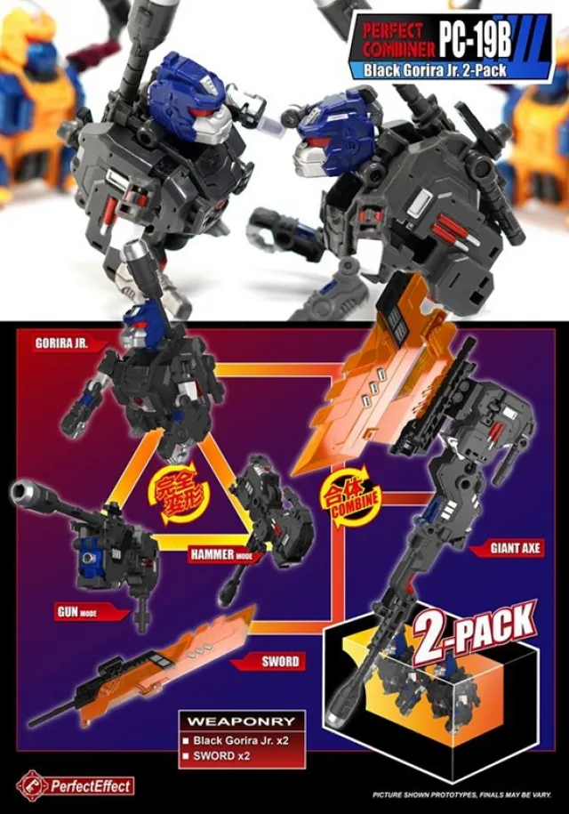 PC-19B Black Beast Gorira 2-Pack | Perfect Effect | Upgrade Kit