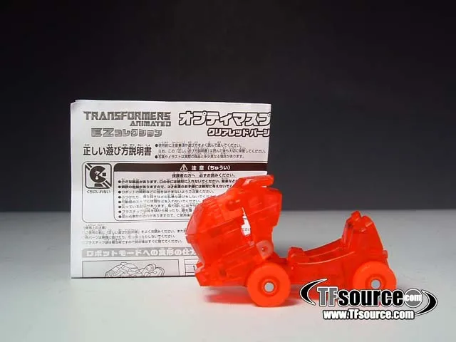 Red Optimus Prime Clear Version Exclusive | Transformers Animated