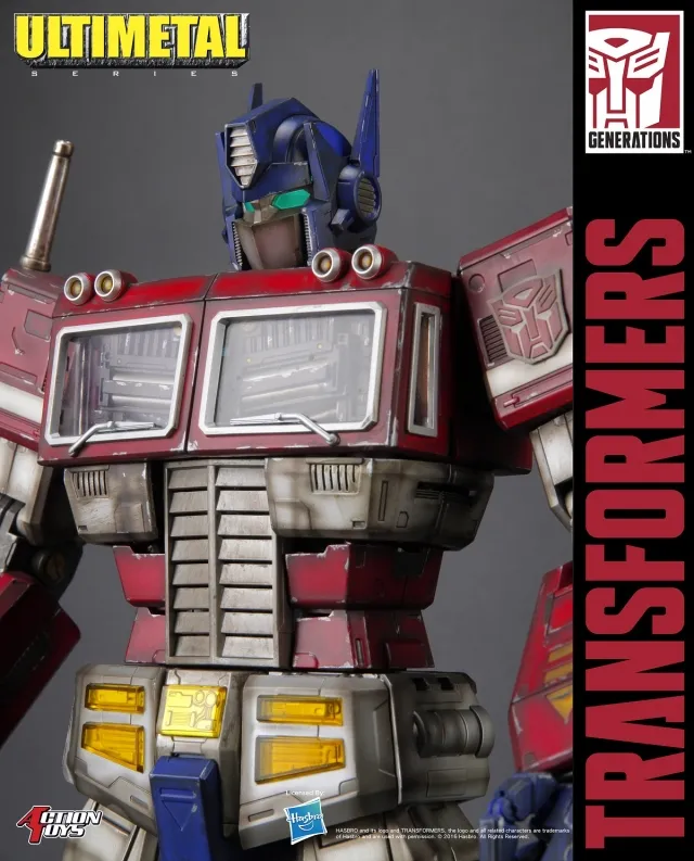 UM-01B Optimus Prime Battle Damaged Version 17-inch Figure | Transformers Ultimetal