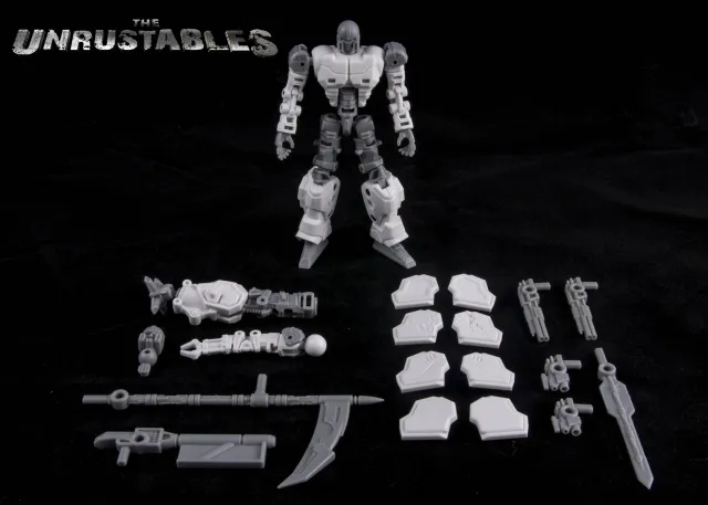MM04A The Prospect Accesory Pack White Version | The Unrustables Cybertech Series | Mayhem Mechanics