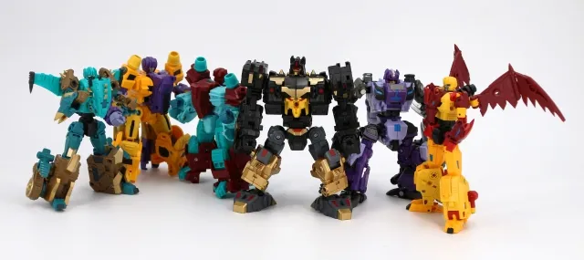 Beastructor Combiner Set of 6 | Fansproject Saurus Ryu-oh