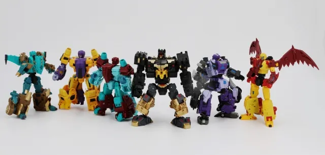 Beastructor Combiner Set of 6 | Fansproject Saurus Ryu-oh