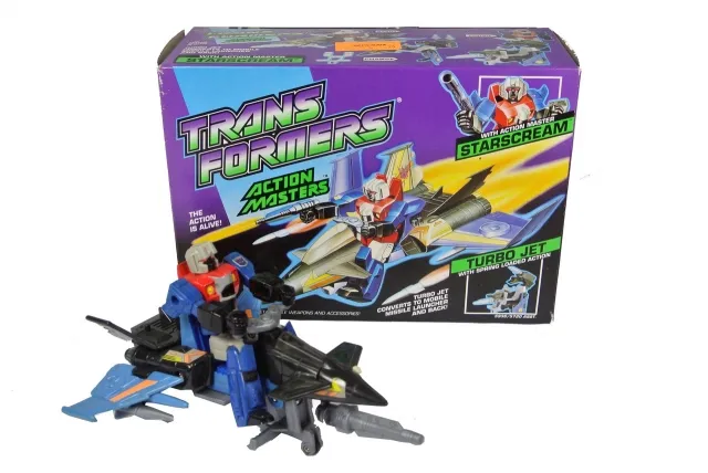 Starscream and Turbo Jet Action Masters Vintage Transformers G1