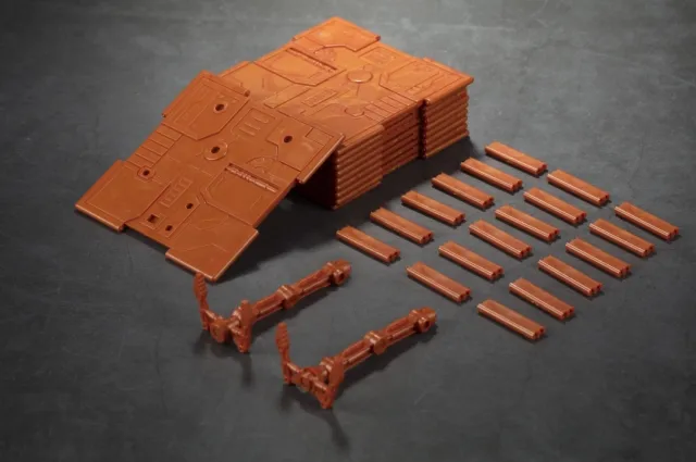 Iron Deck Base Background Panels Orange | Wild Kidz | Upgrade Kit