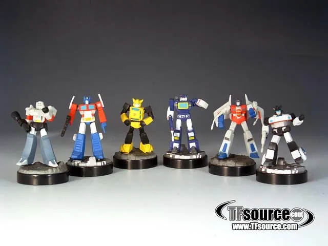 Bottle Cap Collection Set of 6 | Transformers Kabaya Candy Kit