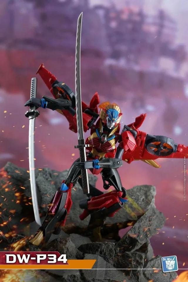 DW-P34 Double Pole Swords Black Handle Version | Dr. Wu | Upgrade Kit