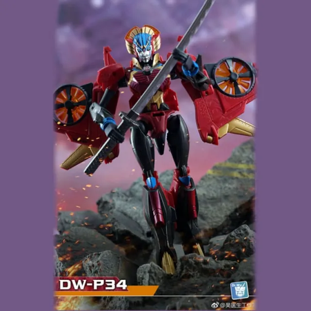 DW-P34 Double Pole Swords Black Handle Version | Dr. Wu | Upgrade Kit