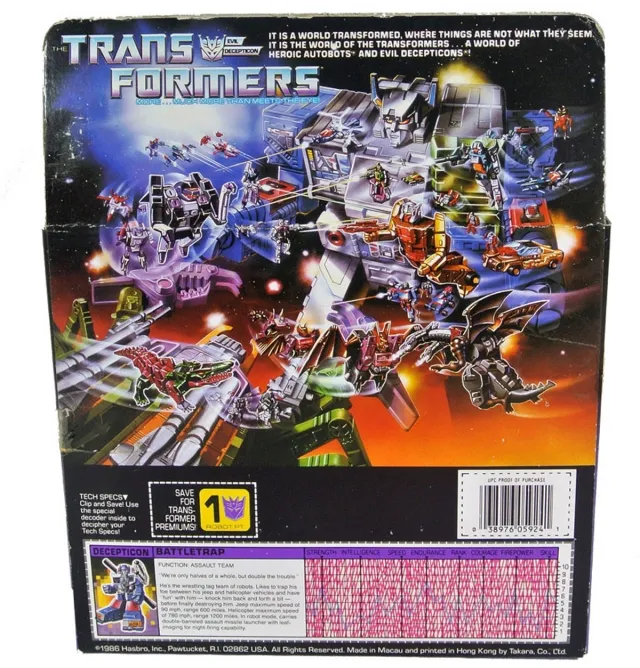Battletrap Duocon Vintage Transformers G1