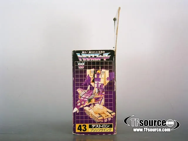 D-43 Blitzwing Triple Changer | Vintage Japanese G1 Transformers