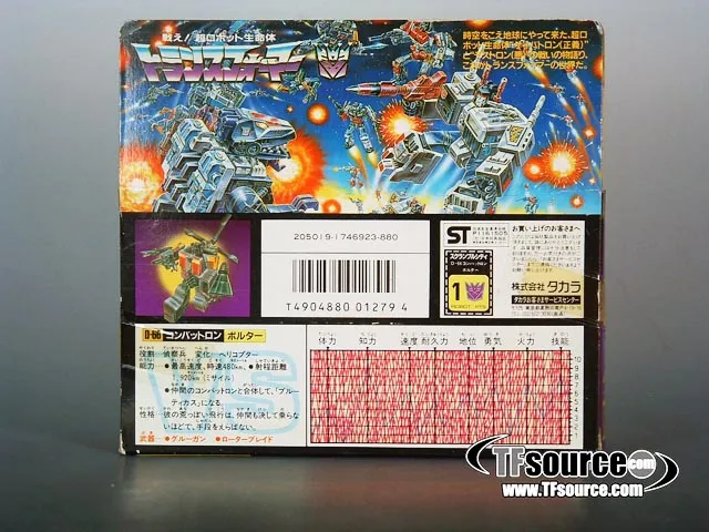 D-66 Vortex Combiner | Vintage Japanese G1 Transformers