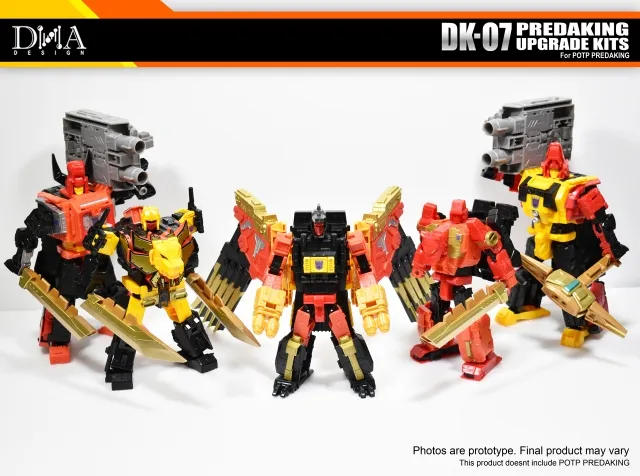 DK-07 Upgrade Kit for Transformers Power of the Primes Predaking | Dna Design | Upgrade Kit