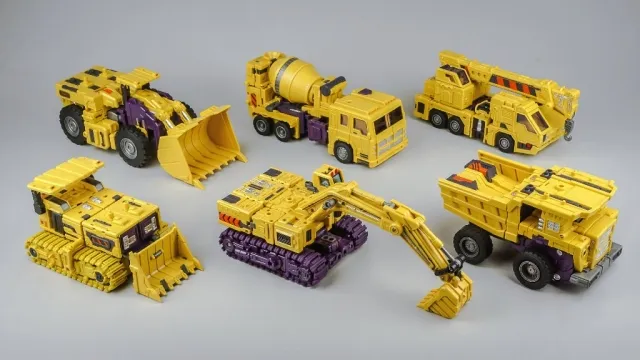 TW-C07Y Yellow Constructor Full Set of 6 Figures | Toyworld