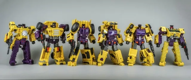 TW-C07Y Yellow Constructor Full Set of 6 Figures | Toyworld