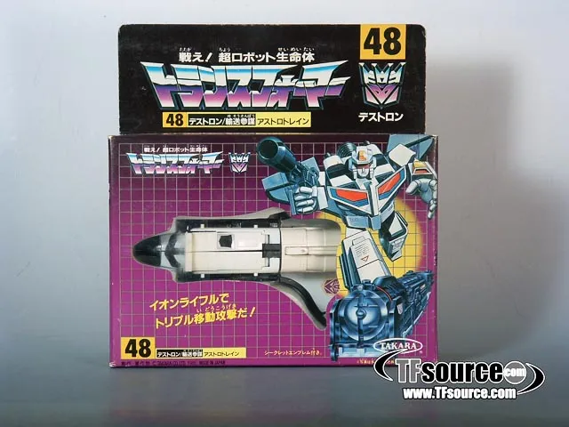 D-48 White Astrotrain Triple Changer | Vintage Japanese G1 Transformers