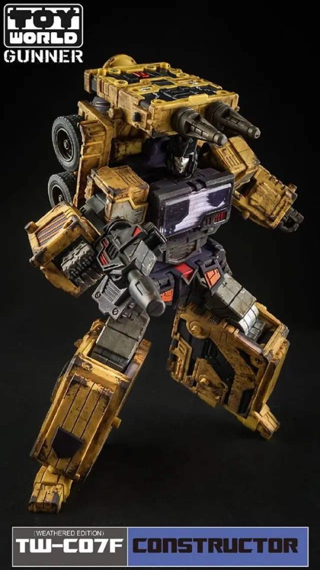 TW-C07F Yellow Constructor Weathered Edition Limited Edition Gift Set | Toyworld