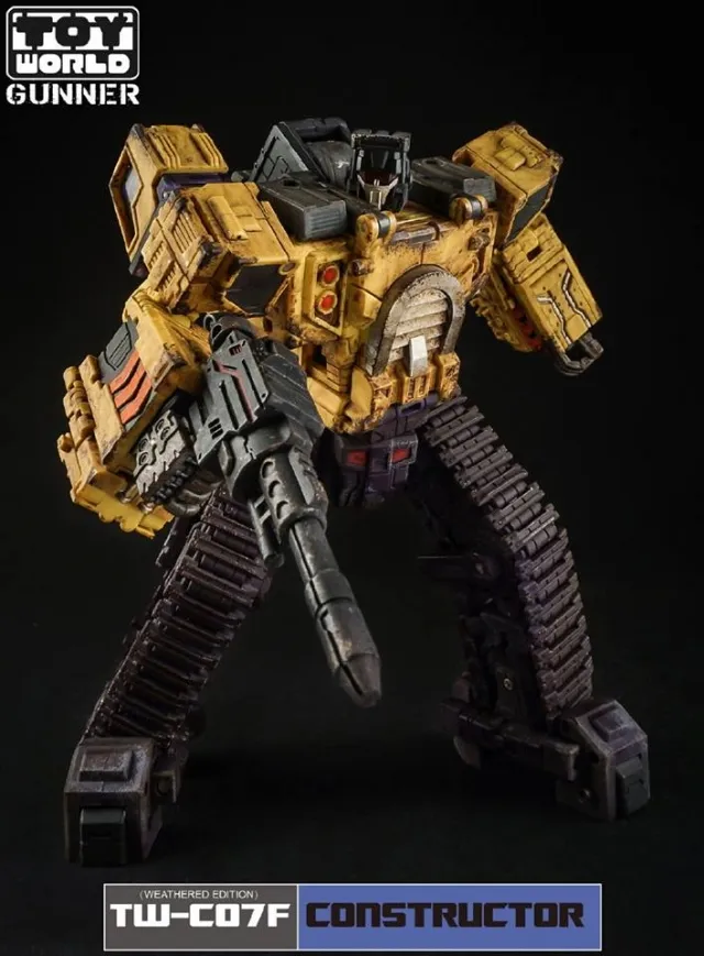TW-C07F Yellow Constructor Weathered Edition Limited Edition Gift Set | Toyworld