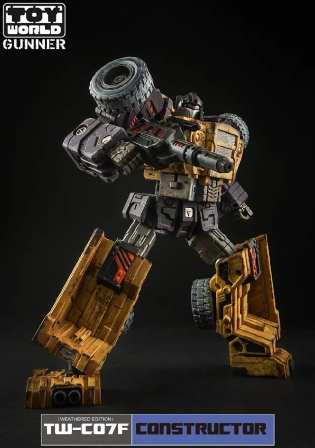 TW-C07F Yellow Constructor Weathered Edition Limited Edition Gift Set | Toyworld