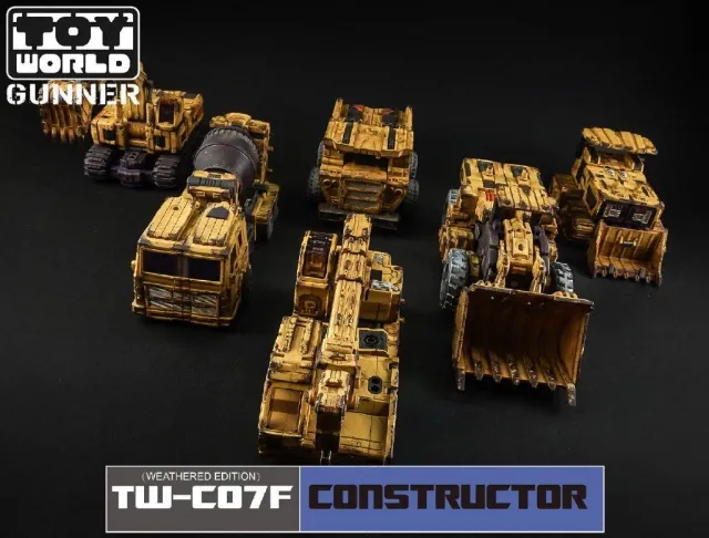 TW-C07F Yellow Constructor Weathered Edition Limited Edition Gift Set | Toyworld