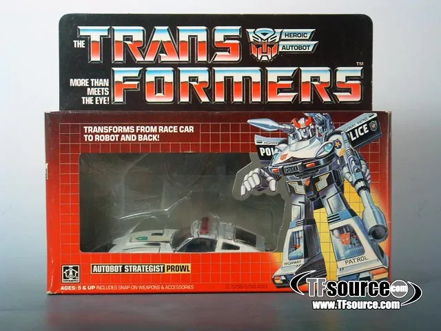 Prowl G1 Car Vintage Transformers G1