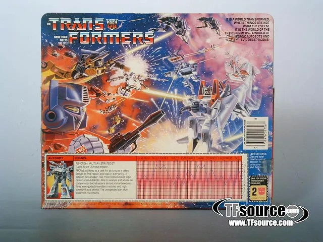 Prowl G1 Car Vintage Transformers G1