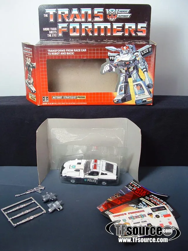 Prowl G1 Car Vintage Transformers G1