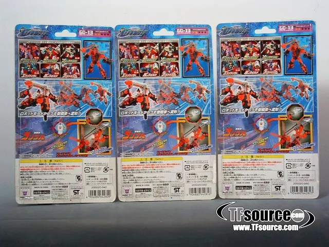 GD-13 Rumble Sete of 3 Color Versions Scout Class | Transformers Galaxy Force Cybertron