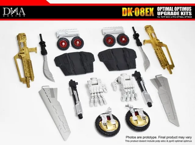 DK-08EX Upgrade Kit for Transformers Power of the Primes Optimus Primal Throne of the Primes Version | Dna Design | Upgrade Kit