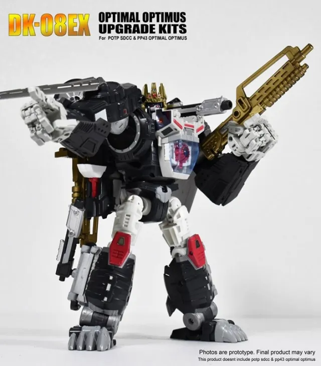DK-08EX Upgrade Kit for Transformers Power of the Primes Optimus Primal Throne of the Primes Version | Dna Design | Upgrade Kit