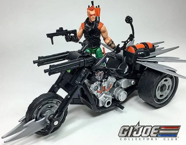G.I. Joe Ninja Force Zartan with Cold Slither Cycle G.I. Joe Club 2018 Exclusive