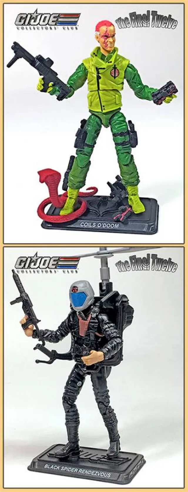 Black Spider Rendezvous and Coils O'Doom 2018 Exclusive the Final Twelve 3.75-Inch Scale | G.I. Joe Collectors Club Exclusive