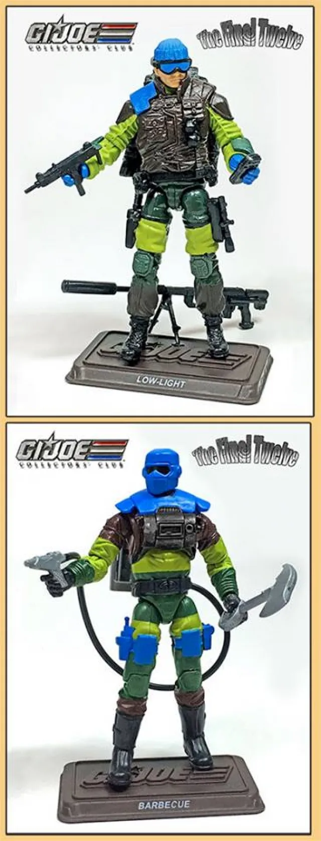 Low-Light and Barbeque 2018 Exclusive the Final Twelve 3.75-Inch Scale | G.I. Joe Collectors Club Exclusive