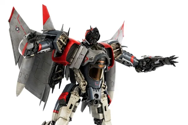 Blitzwing Collectible Figure DLX Scale Collectible Figure | Transformers: Bumblebee | threezero