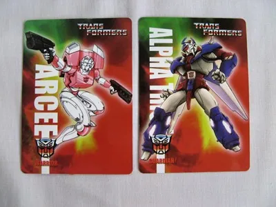 TF Tech Specs Collectors Cards Deck B