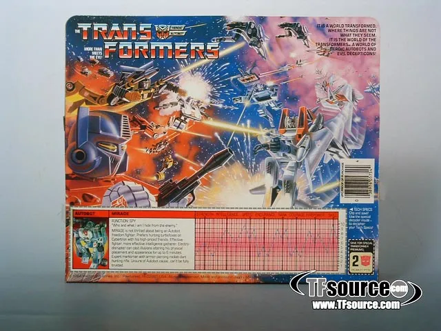 Mirage Transformers G1 | Transformers Generation One