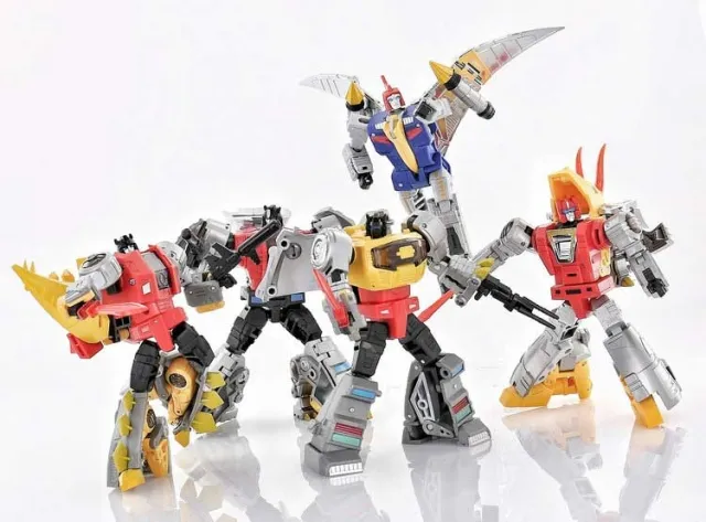 Dino Set of 5 Figures | DX9 Toys Attila Combiner