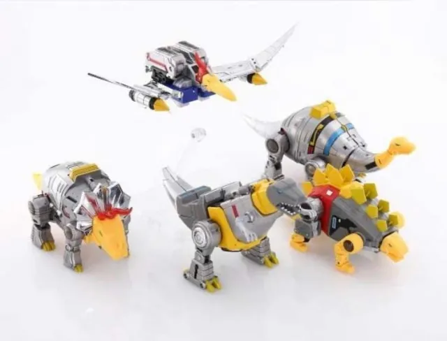 Dino Set of 5 Figures | DX9 Toys Attila Combiner
