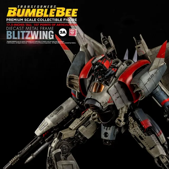 Blitzwing Collectible Figure Premium Scale Collectible Figure | Transformers Transformers: Bumblebee | threezero