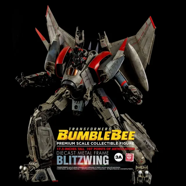 Blitzwing Collectible Figure Premium Scale Collectible Figure | Transformers Transformers: Bumblebee | threezero