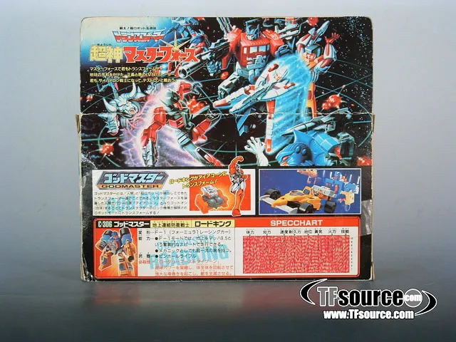 C-306 Road King Slapdash Godmasters | Vintage Japanese G1 Transformers