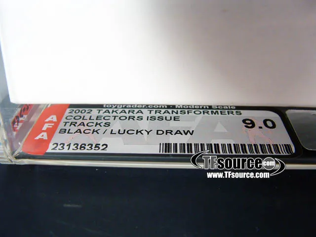 Black Tracks Lucky Draw Transformers G1 | Transformers Collectors Edition